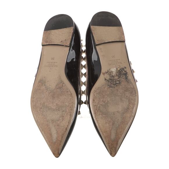 ❤️Valentino Rockstud Patent Leather Ballet Flats❤️ - Picture 5 of 5
